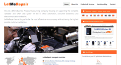 Desktop Screenshot of letmerepair.com